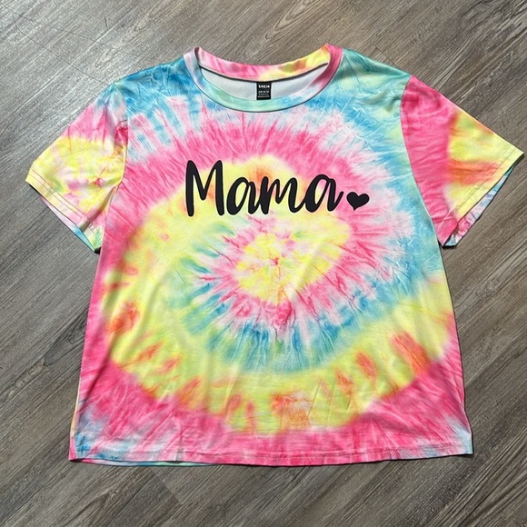 Tye Dye Mama & Mini T Shirts- size 6 kids and adult large - Picture 6 of 8
